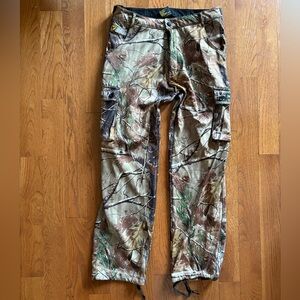 Scent Blocker Camouflage Real Tree Cargo Pants for Men Hunting Outdoors